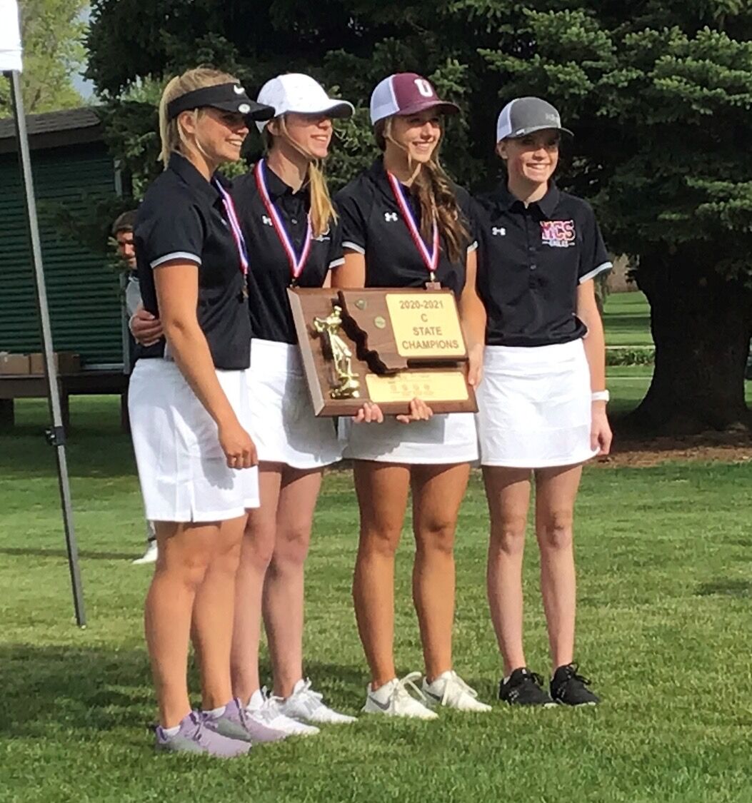 2021 Class C girls golf - Manhattan Christian Eagles